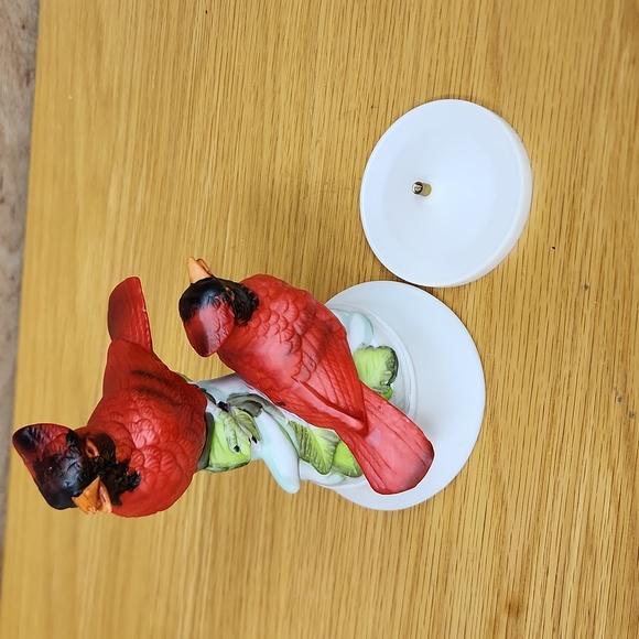 Musical porcelain bird decor - Picture 6 of 9